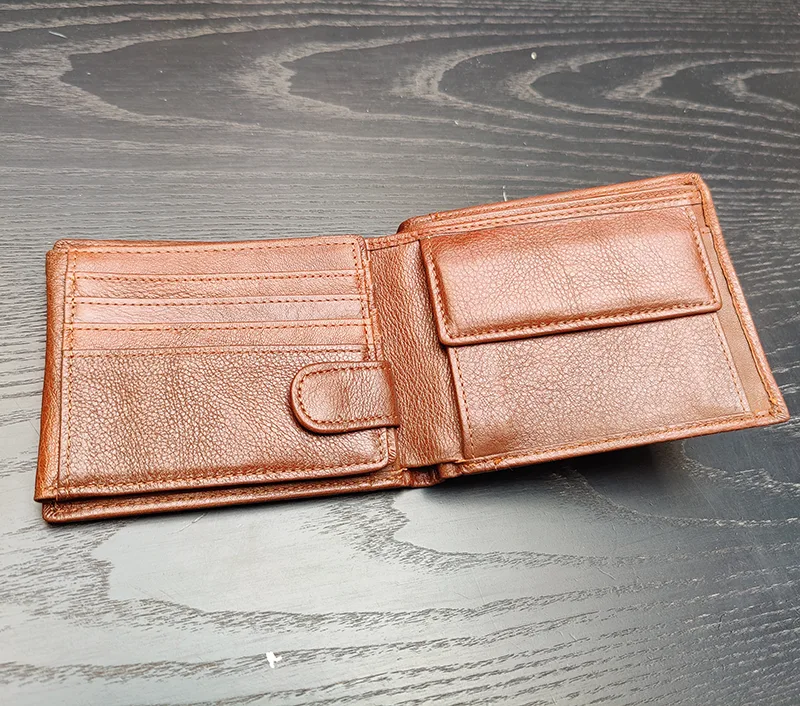 WIKI Echt Leder Portemonnaie