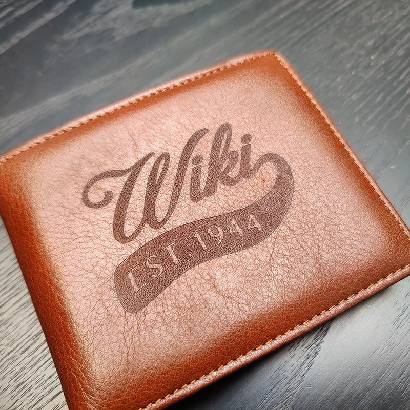 WIKI Echt Leder Portemonnaie